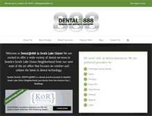 Tablet Screenshot of dental888.com